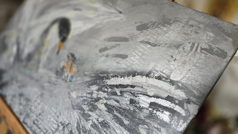 Tablou pictat manual balet