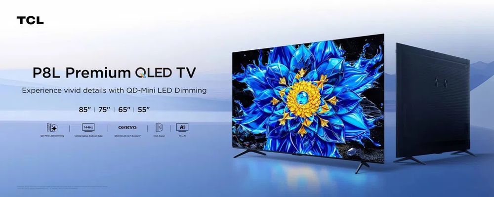Телевизор TCL 75P8L Qd MiniLed Premium Qled 144HZ От официального диле
