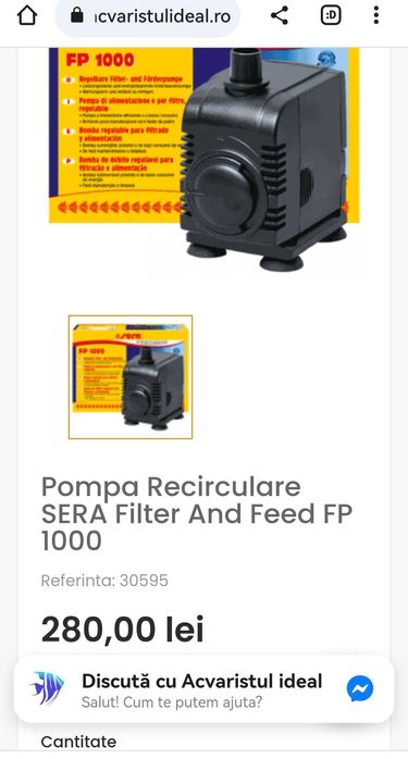 Pompa apa filtru acvarii diferite sisteme. Noi. Bon casa.
