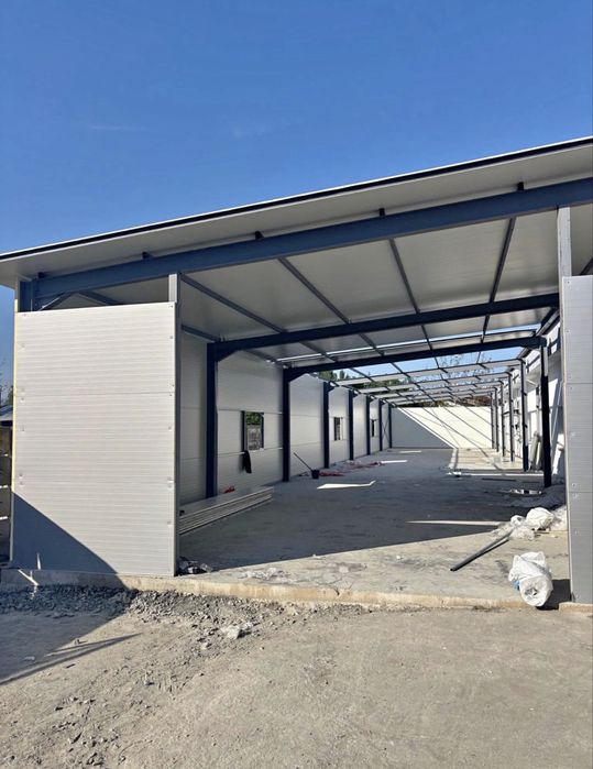 Vând stâlpi si ferme pentru hala structura metalică 10x20x4