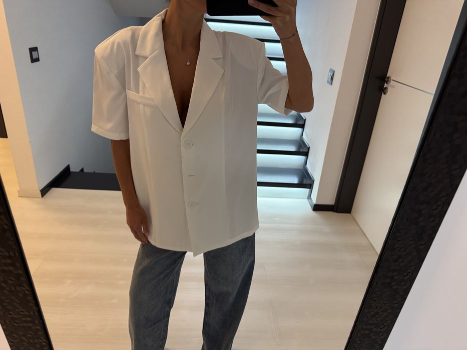 Sacou cu maneca scurta oversized