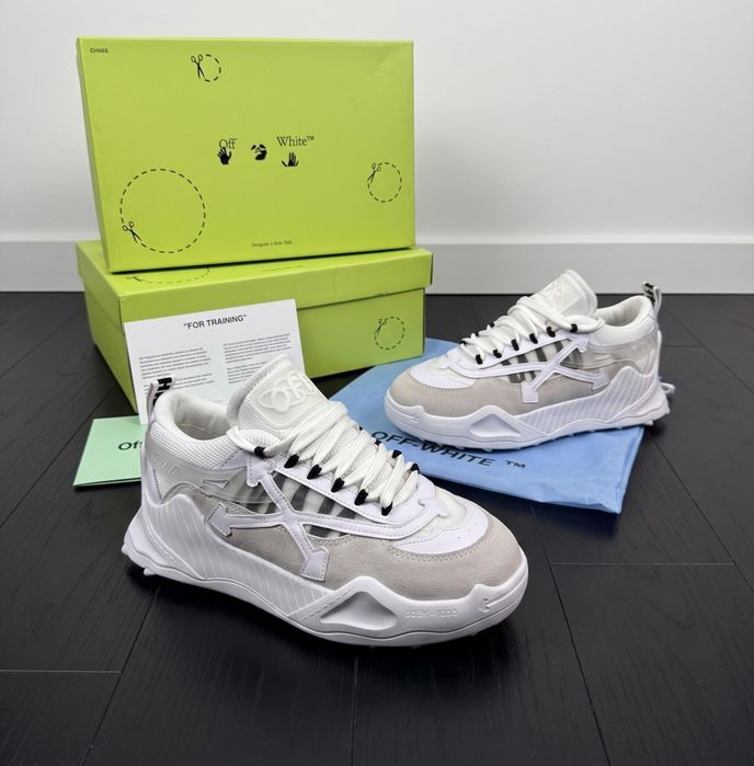 Adidasi OFF-White Odsy 1000 Alb - Cutie