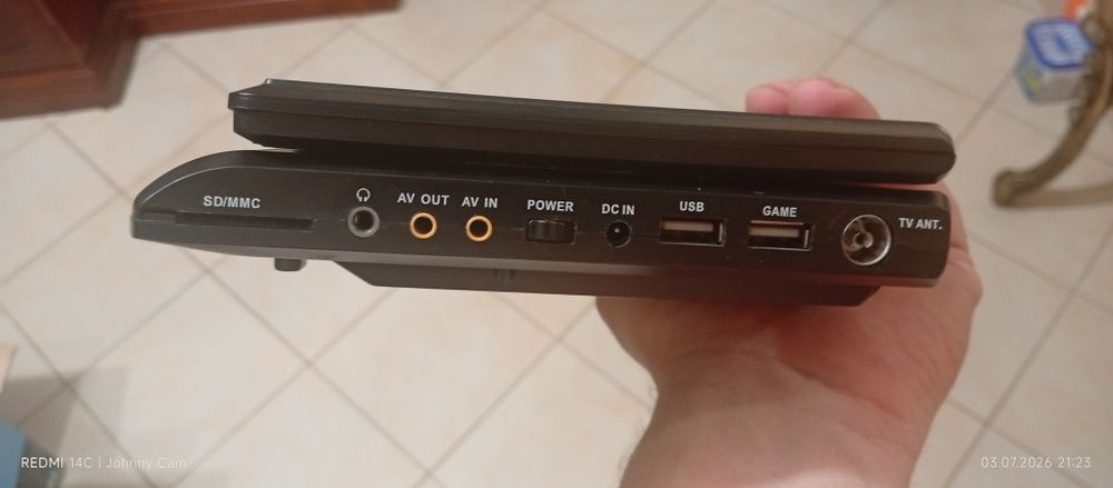 Mini dvd player.