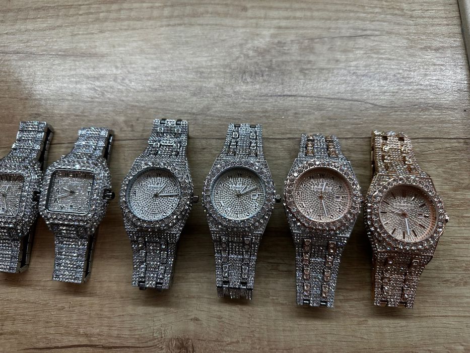 AP , Rolex , Cartier Диамантени часовници iced out