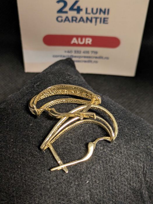 Cercei aur 14K 7.31g B33208/.1 (AG15) Garantie 2 ani!
