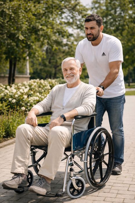 Kalyaska,Каляска, Инвалидная, 150kg вес