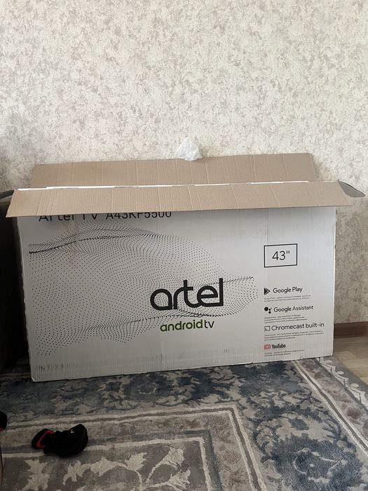 Artel tv 43lik. Karobkasi bor