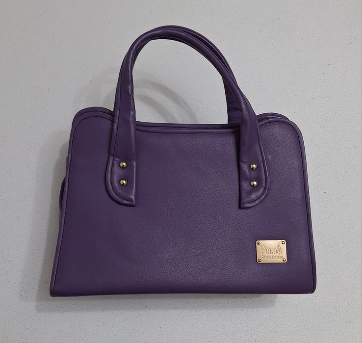 Geantă POLO Ralph Lauren Crossbody, poseta damă mov