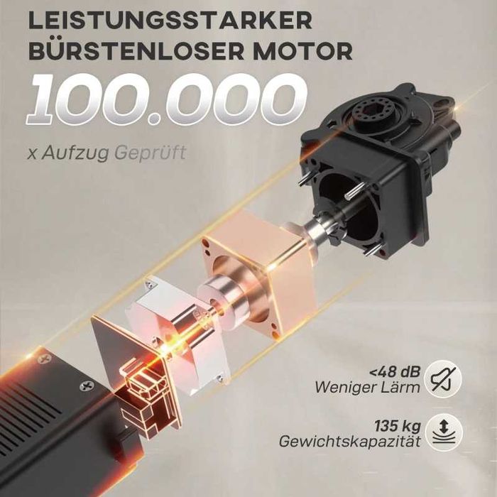 Фотьойл, реклайнер с регулируема поставка HOMCOM с тих мотор