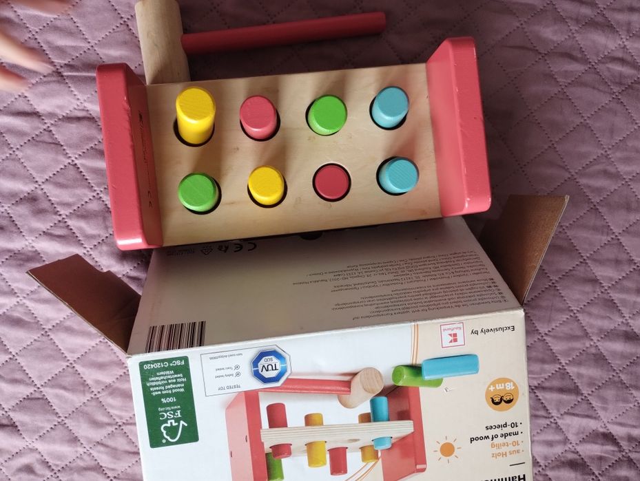 Детски играчки дървени и за дърпане fisher price.