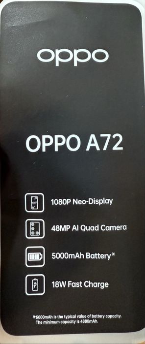Продам телефон Oppo A72