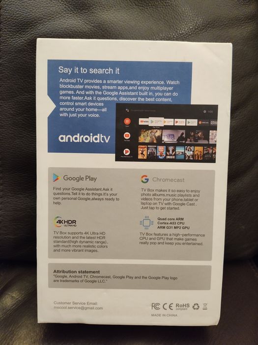 Android TV Mecool KM3 64GB