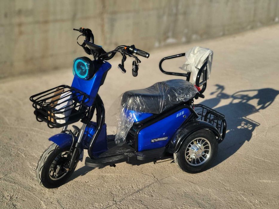 Triciclu electric adulti si varstnici 20ah FARA PERMIS Oferta -23% NOU