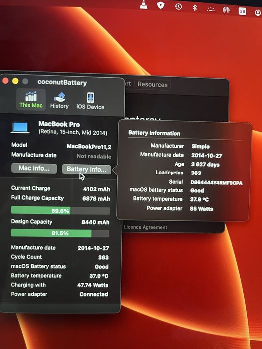 MacBook Pro 15’ 2014г.