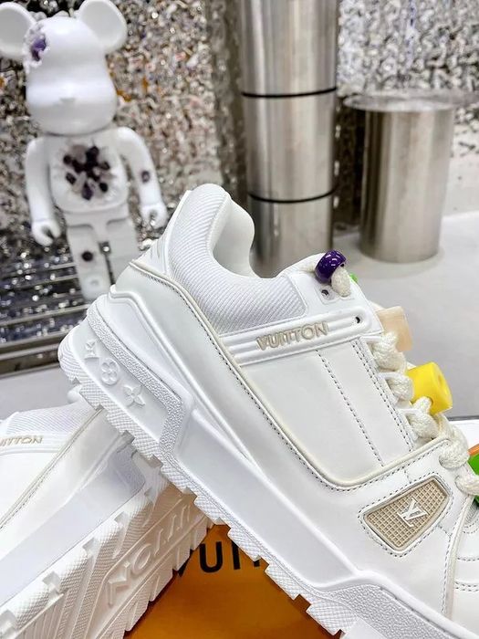 Adidasi Louis Vuitton Maxi White LV skate trainer