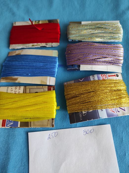 Атласные ленты для рукоделия