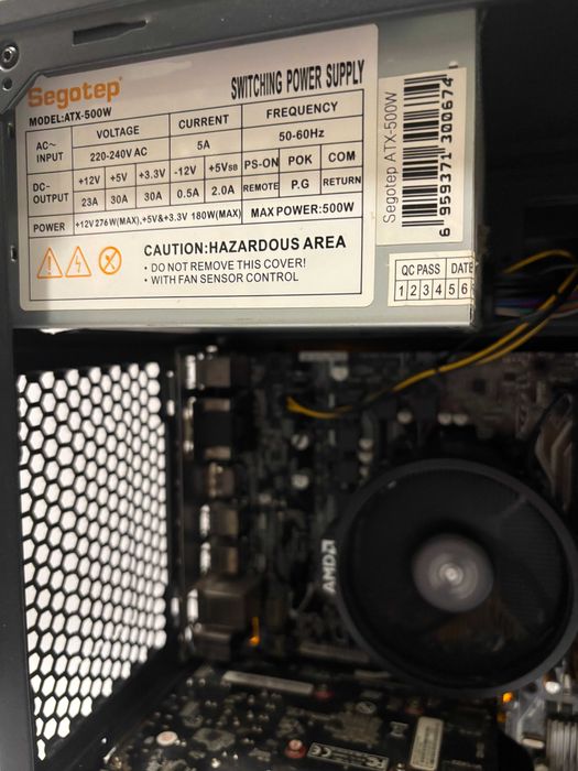 Бюджетен компютър AMD Ryzen 5 2400G, GTX 1050 Ti 4GB, 16GB ram