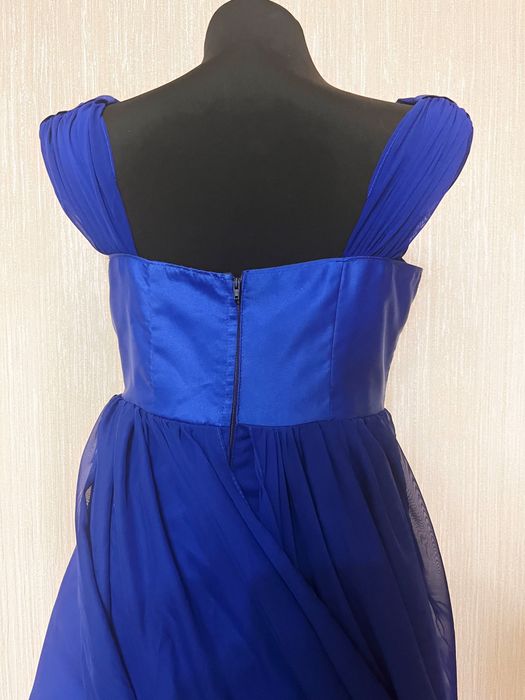 Вечернее платье сатин