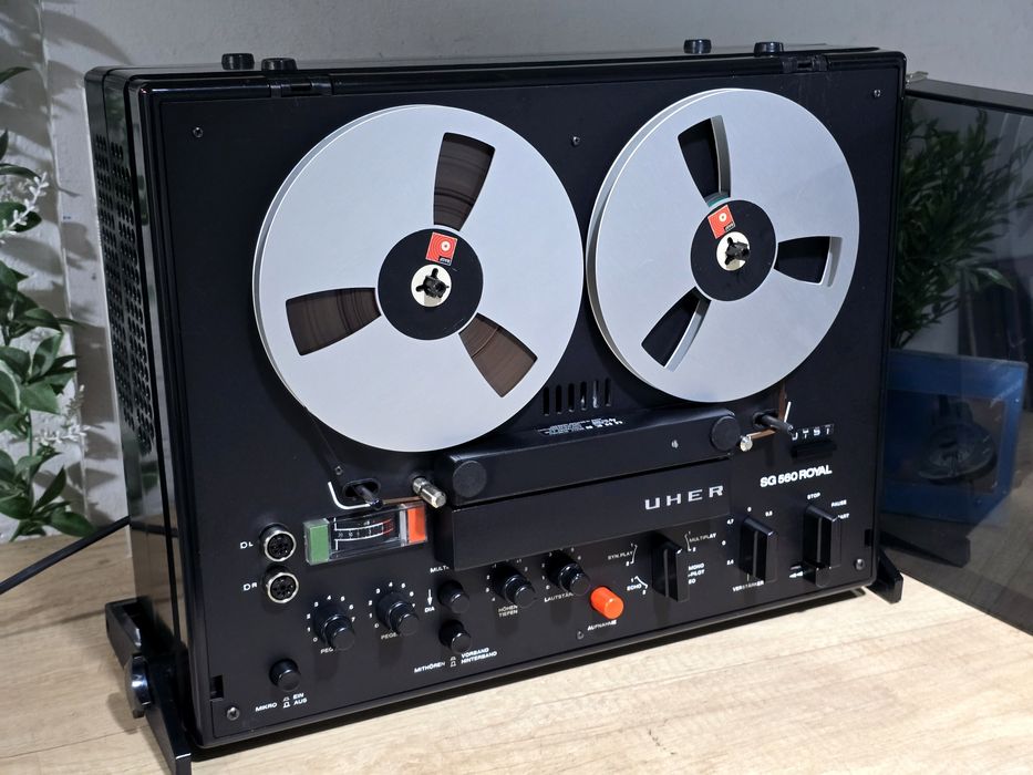 Magnetofon UHER SG 560 royal, 3 capete, 4 piste vintage hifi black