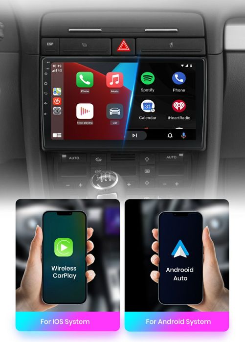 Navigatie Android dedicata pentru Audi A4 B6 (2000-2009)