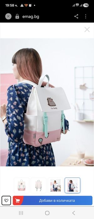 Pusheen раница оригинална