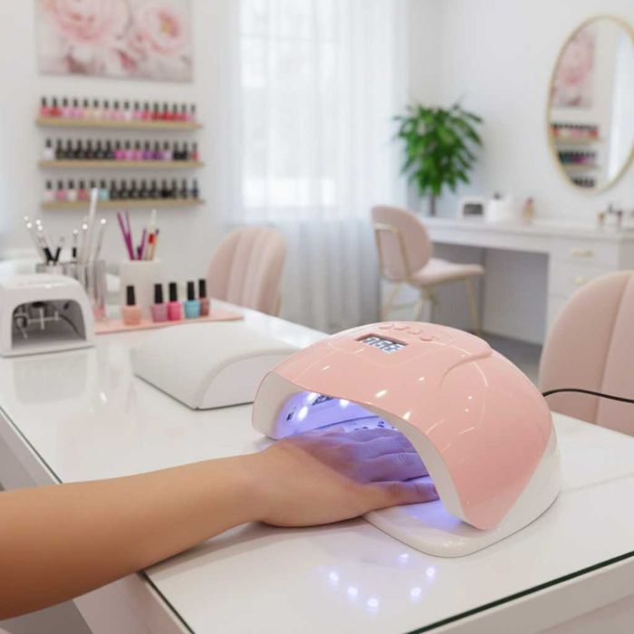 Професионална UV/LED лампа POLYUV –За всички гел лакове,авто сензор.