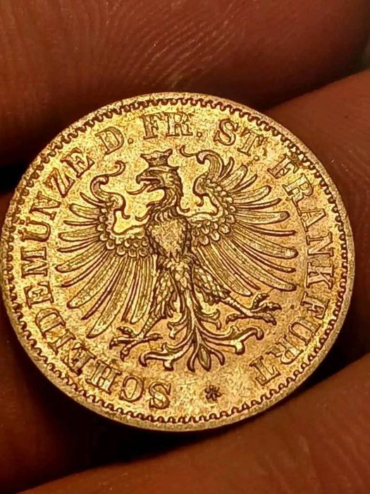 6 kreuzer 1866г. тираж 38.000 UNC/MS62/63