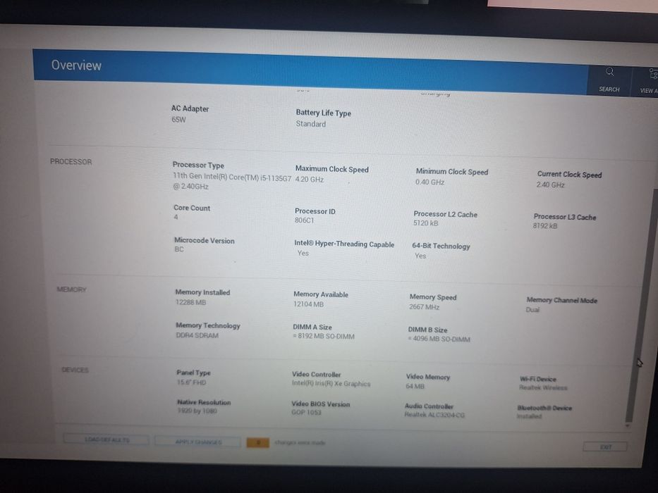 Laptop Dell Inspiron 15 3511 – i5 Gen 11 / 12GB RAM / 512GB SSD - Balama Defectă
