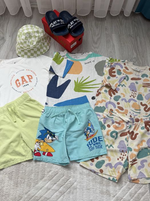 Летен лот за момче 6г+ чехли Replay
