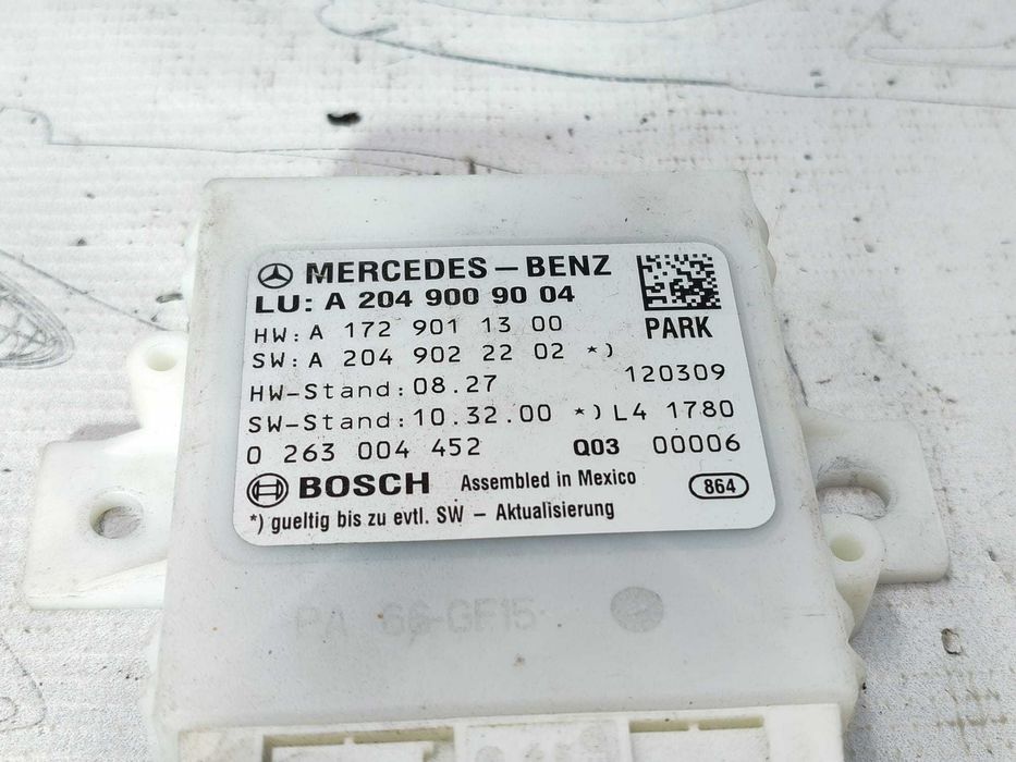 Unitate control senzori parcare Mercedes-Benz C W204 COD: A2049009004 2012 / [2007-2014] / (5G3)