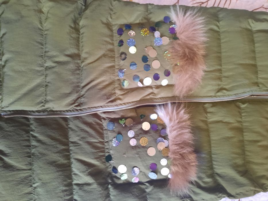 Болоневая безрукавка для девочек