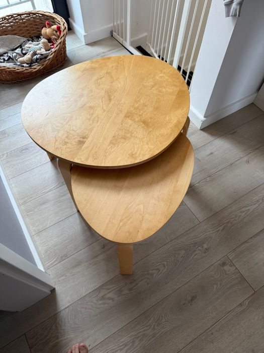 Set 2 mese IKEA din lemn