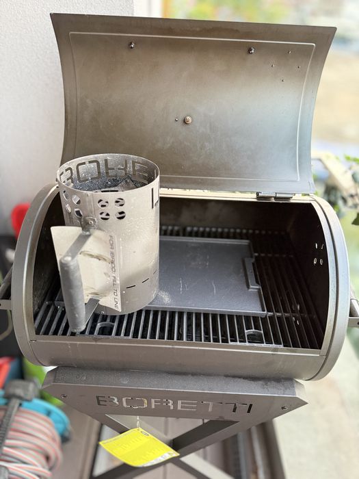 Gratar de terasa pe carbuni Boretti Fratello