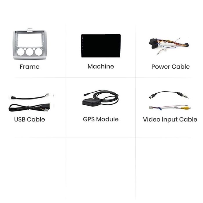 Navigatie Android Ford Focus 2 Carplay Android Auto + Camera Marsarier