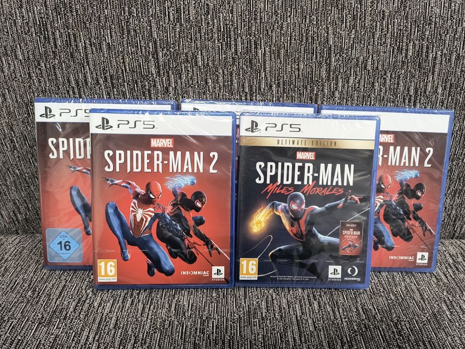 Spiderman 2 ,Astro Bot Playstation 5 PS5