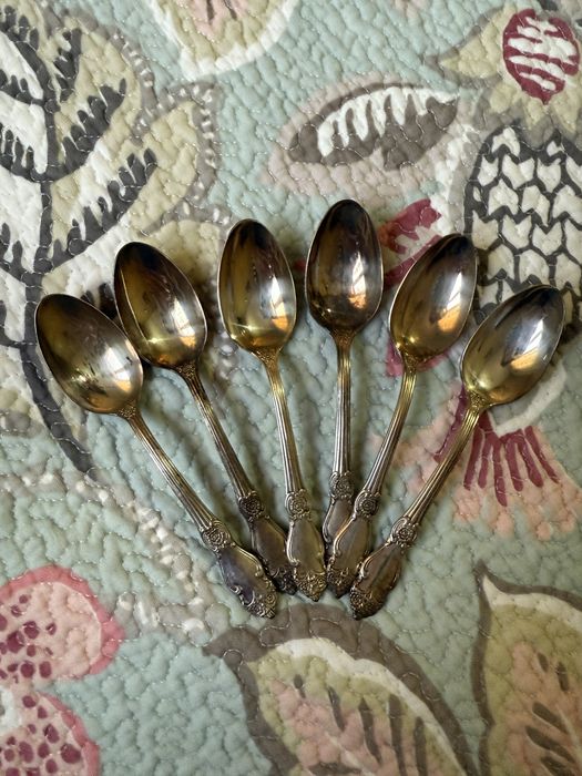 Кофейные мельхиоровые ложки