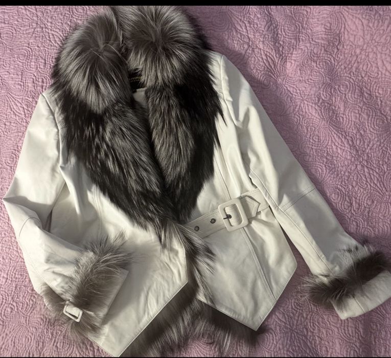 Кожаная куртка женская