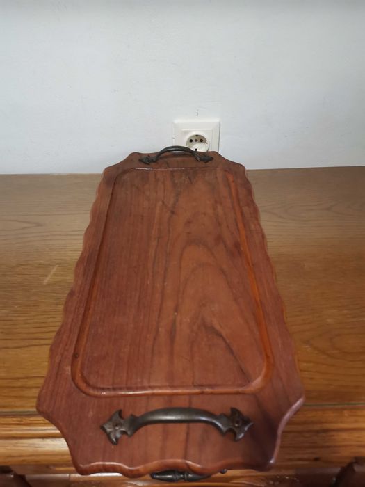 Platou tocator nuc 50x25 cm