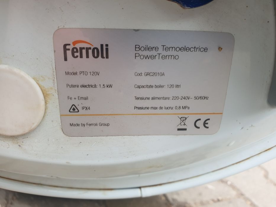 Boiler Ferroli 120litri