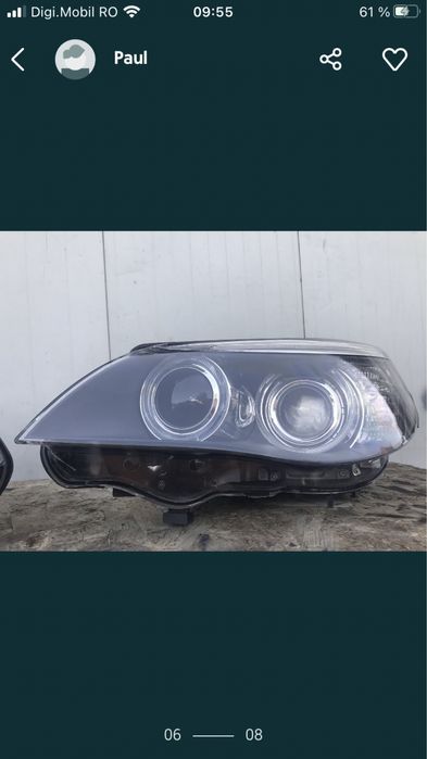 Vand far faruri xenon bmw e60/61 lci,facelift