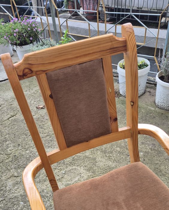 Люлеещ стол/кресло масив