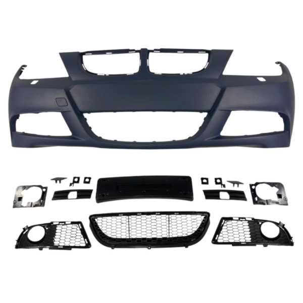 Предна Броня M-Tech BMW E90 / E91 (2005-2008) - Грундирана - НА СКЛАД!