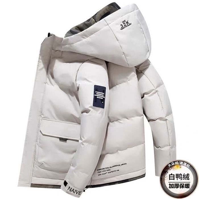 Мужская зимняя пуховая куртка.Erkaklar uchun qishki issiq pufak kurtka