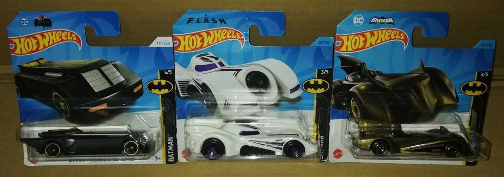 Оригинални колички Hot Wheels BATMAN / Batmobile - 24 модела