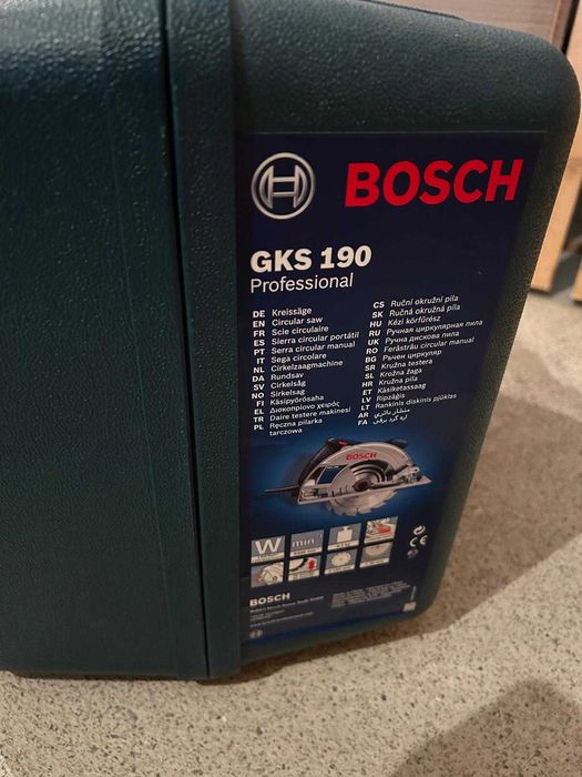 Ferăstrău circular Bosch GKS 190 profesional, 1400 W + Valiza
