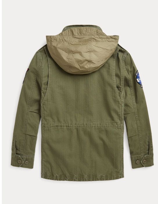 POLO RALPH LAUREN 160/80 - Jacheta PARKA - Olive Mountain