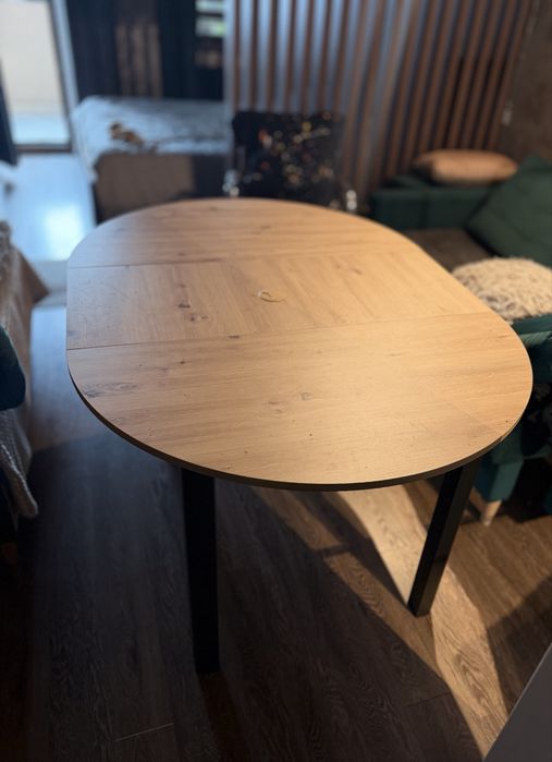 Masa rotunda extensibila 102 cm