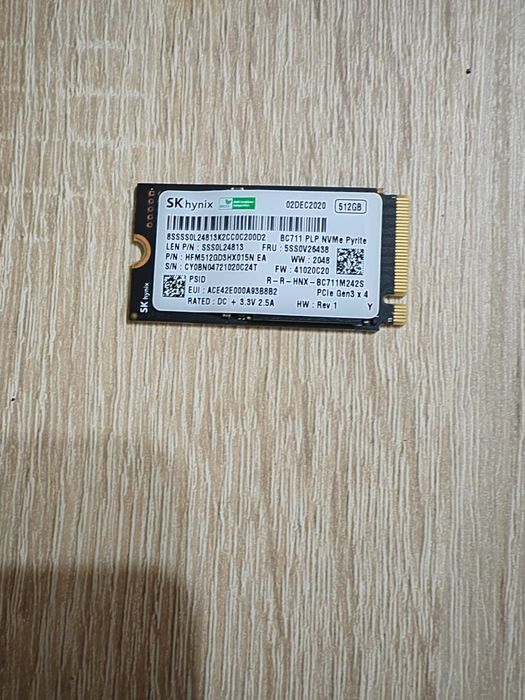 Ssd nvme 512 gb 2242