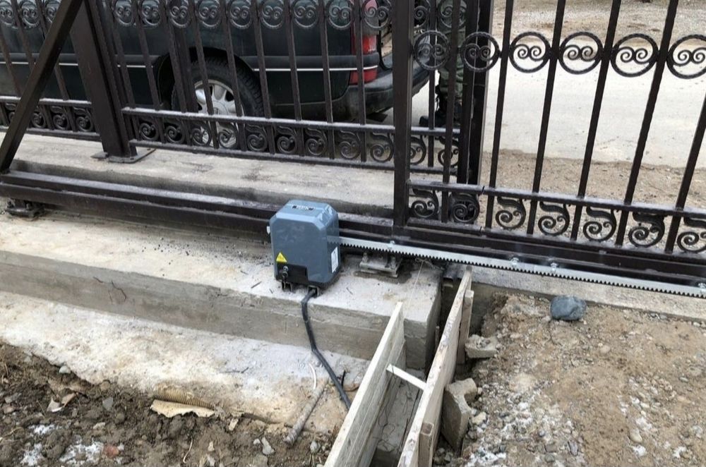 Установка автоматики откатных ворот