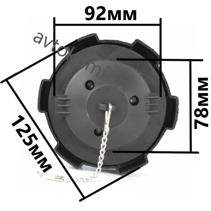 60/80 мм Заключваща Капачка За Резервоара За Гориво За Камион Man Daf